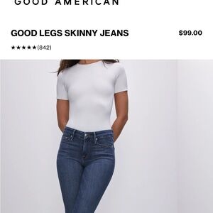 Good American Good Legs skinny jeans
